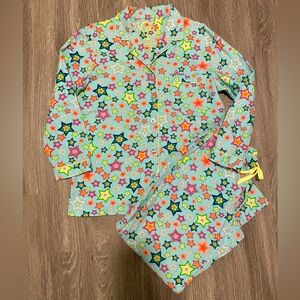 Victoria’s Secret Y2K Pajama Pjs Jammies Sleep Set Long Sleeve Shirt Pants XS